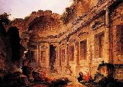 Robert Henri Interior of the Temple of Diana at Nimes Spain oil painting artist